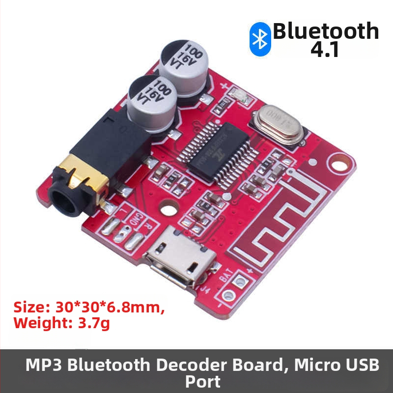 MP3 Bluetoothi dekooderplaat autohelile Type-C USB-liidesega, WAVGAT – standardne ülekande võimsus