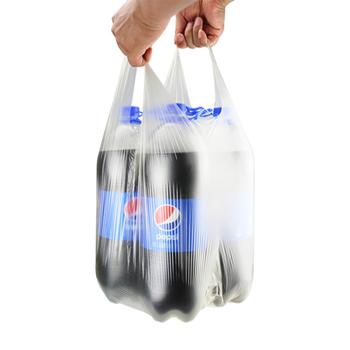 Nagy háztartási szemeteszsák, erősített HDPE, egyszer használatos, hordozható, 50 darabos készlet