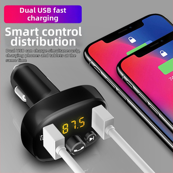 Mitmekülgne auto Bluetooth MP3-mängija, FM-vastuvõtja ja USB-ühendusega, mudel HC-372, 12V, ilma mäluta