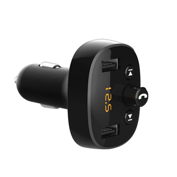 Többfunkciós autóba szánt Bluetooth MP3 lejátszó FM-vevővel és USB-vel, HC-372 modell, 12V, memória nélküli