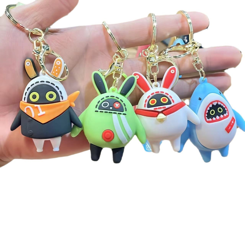 Ключодържател: епоксидна смола, карикатурна кукла – висулка