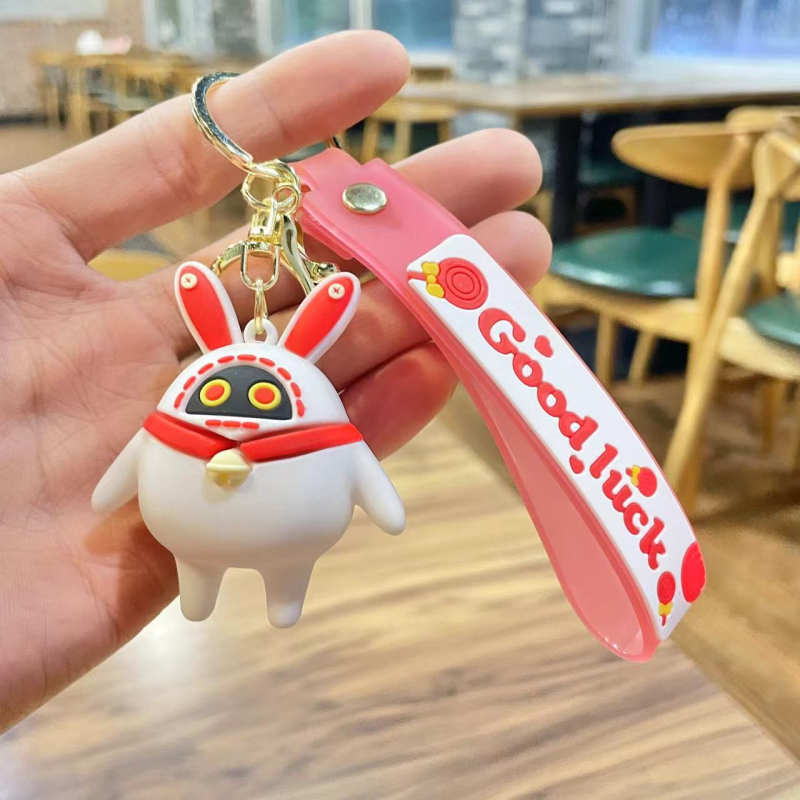 Ключодържател: епоксидна смола, карикатурна кукла – висулка