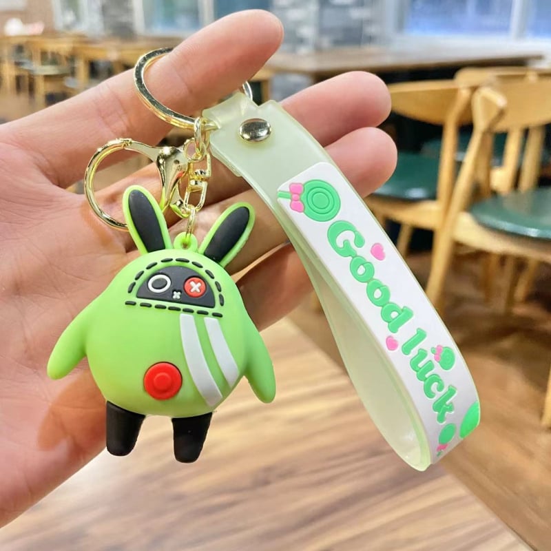 Ключодържател: епоксидна смола, карикатурна кукла – висулка