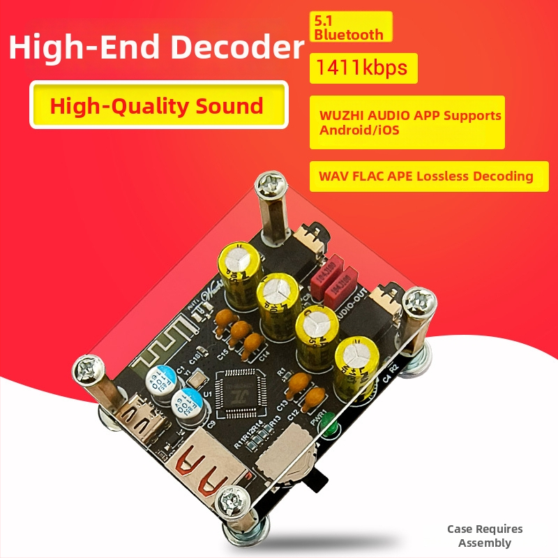 Automašīnas Bluetooth uz AUX uztvērējs ar USB/U-disk atskaņošanu, Hi-Fi audio dekodētājs, 5V barošana, Modelis ZK-PT2