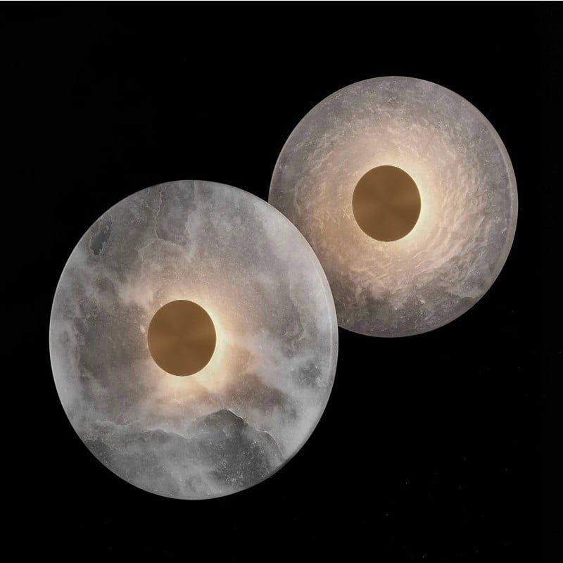 Stenska LED svjetiljka, tijelo od oblaka kamena, 111–240V, za spavaću sobu i dnevni boravak