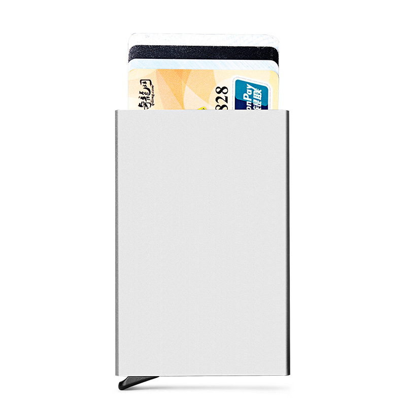 RFID držač kartica – aluminijska legura + plast, jedinstven dizajn, unisex, ljeto 2024