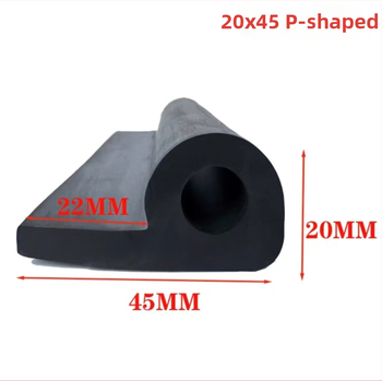 Automobilių sandarinimo juosta sunkvežimiams, P tipo, U formos galinės durys, 20 mm guminė juosta