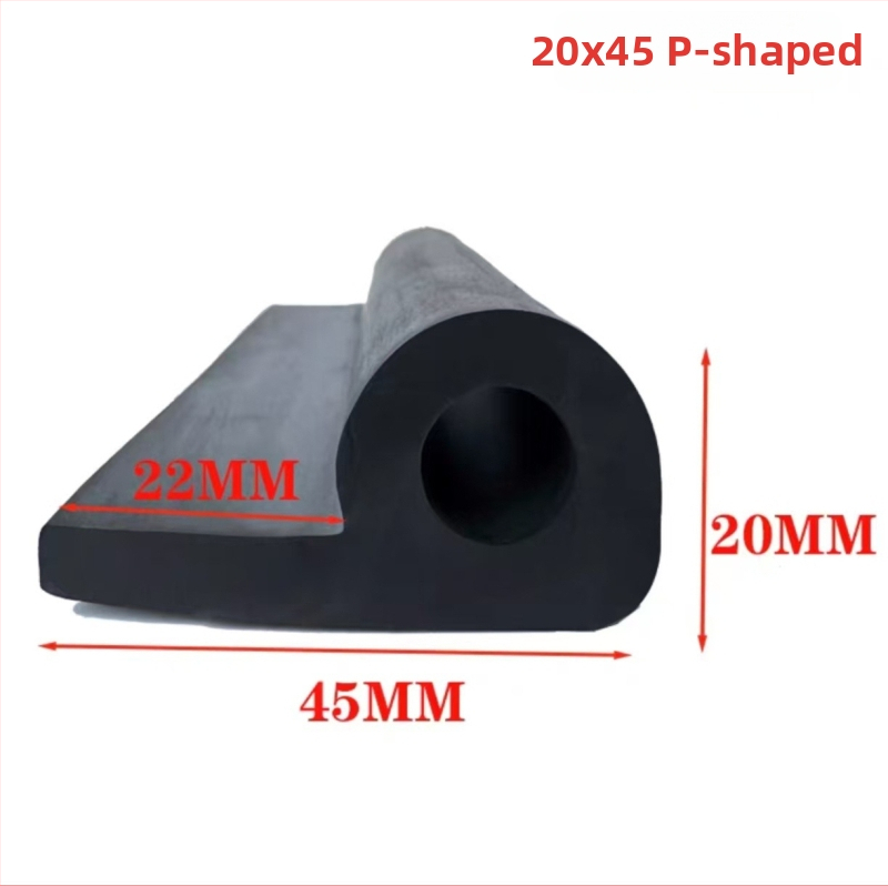 Automobilių sandarinimo juosta sunkvežimiams, P tipo, U formos galinės durys, 20 mm guminė juosta