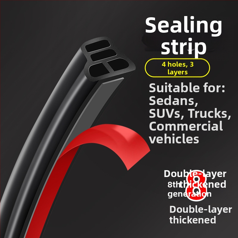 Automobilio durų tarpiklis garso izoliacijai, dviejų sluoksnių, dulkių ir triukšmo mažinimas, modelis no41, originalios gamyklos atitikimas