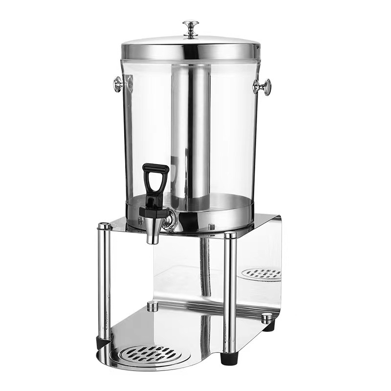 Dzerienu dozētājs ar krānu — nerūsējošais tērauds + PC, modelis 8L/16L, pašapkalpošanās