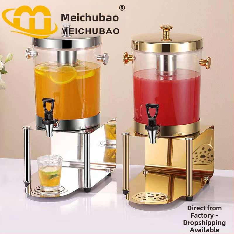 Dzerienu dozētājs ar krānu — nerūsējošais tērauds + PC, modelis 8L/16L, pašapkalpošanās