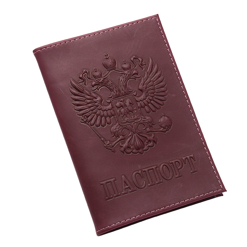 Retro ruski dvoglavi orao, futrola za putovnicu s državnim grbom, futrola za putovnicu i držač karata