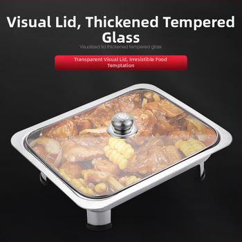 Nerūsējošā tērauda buffē plīts, kvadrāta forma ar četrām kājām, zīmols Pynos, iespējama pielāgota apstrāde un logotipa drukāšana