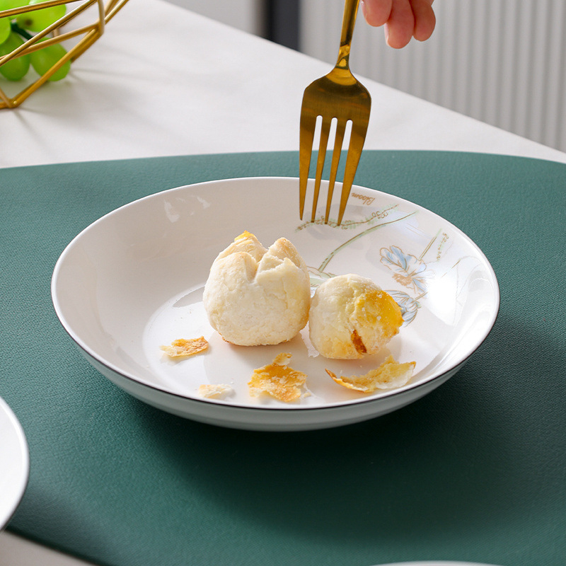 Keramička zdjela, okrugla, sigurna za mikrovalnu pećnicu, površina pod glazurom u boji, mogućnost prilagođenog logotipa