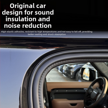 Gumos durelių tarpiklis Land Rover Defender, A stulpelio tarpiklis, dulkėms atsparus ir triukšmo izoliacija