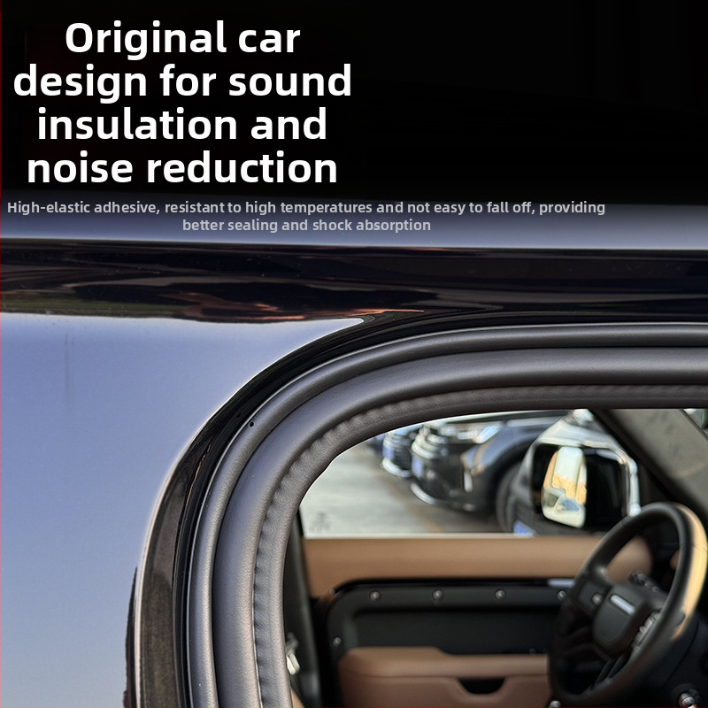 Kummist auto ukse tihend Land Rover Defender jaoks, A-piilari tihend, tolmu- ja müra summutamine