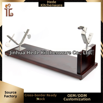 Beech koka gaļas statīvs, jēņgalas kājas turētājs, pamatne, logotipa drukāšana iespējama