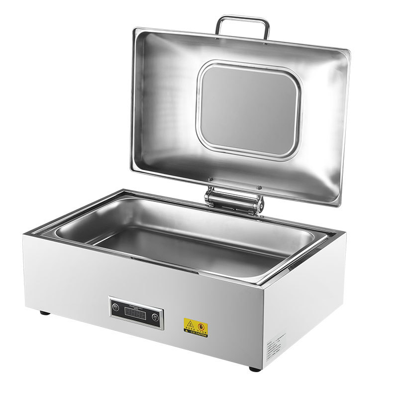 Nehrđavo čelična oprema za švedski stol s hidraulskim preklopnim poklopcem, električno grijanje i mogućnost ispisa logotipa