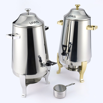 Oprema za napitke: nehrđajući čelični posuda za sokove s električnim grijanjem – UIWS, lansirano ljeto 2023; mogućnost tiskanja logotipa