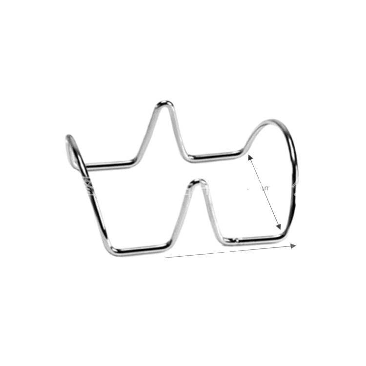 Stalak za tacose i tortilje od nehrđajućeg čelika za švedski stol, U-obliku, jednostavan dizajn, lansiran 2018.