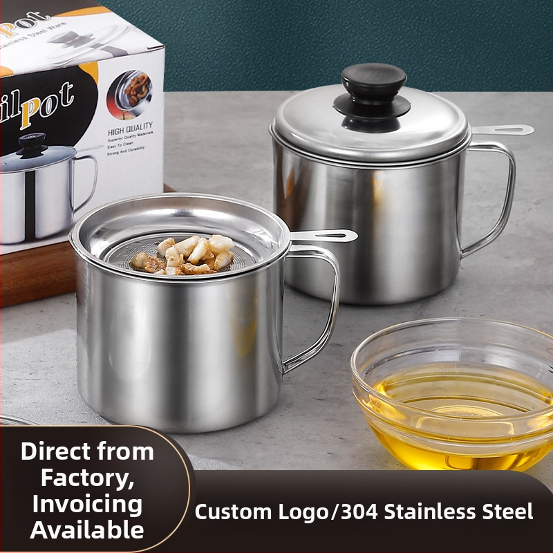 Nerūsējošā tērauda bufetes filtra čauss ar vāciņu, moderns un vienkāršs dizains (personalizācija pieejama, logotipa drukāšana)