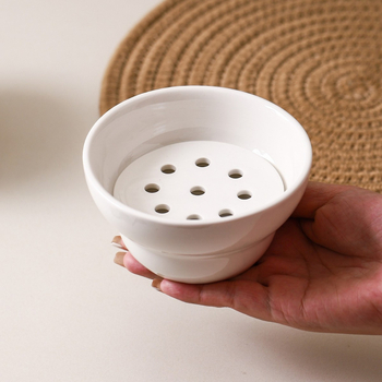 Keramička posuda za filtriranje ulja za hot pot restoranе i hotele; otporna na visoke temperature; mikrovalna sigurna; mogućnost tiskanja logotipa