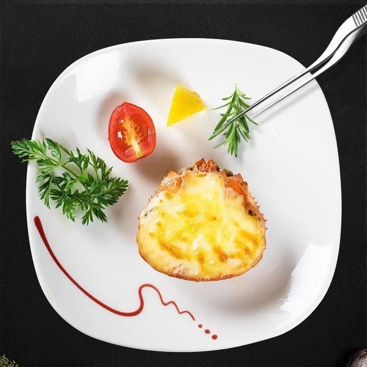 Nehrđajuće čelične pincete za plating, molekularna gastronomija, umjetničko aranžiranje jela — oprema za buffet, Marka: Other, Tisak logotipa: Da