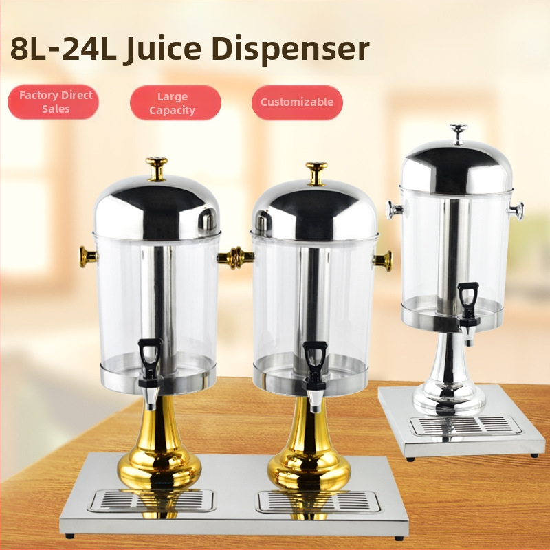 Nerūsējā tērauda buffetes aprīkojums dzērieniem ar pielāgošanu un logotipa drukāšanu – pirmās klases kvalitāte