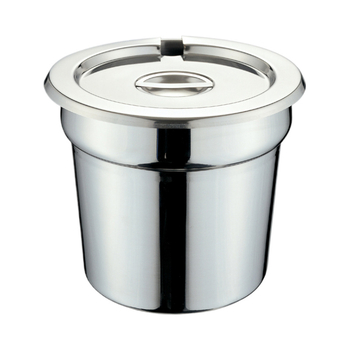 Nerđajući čelik posuda za juhu za bufet s poklopcem, mogućnost ispisa logotipa, vrhunska kvaliteta