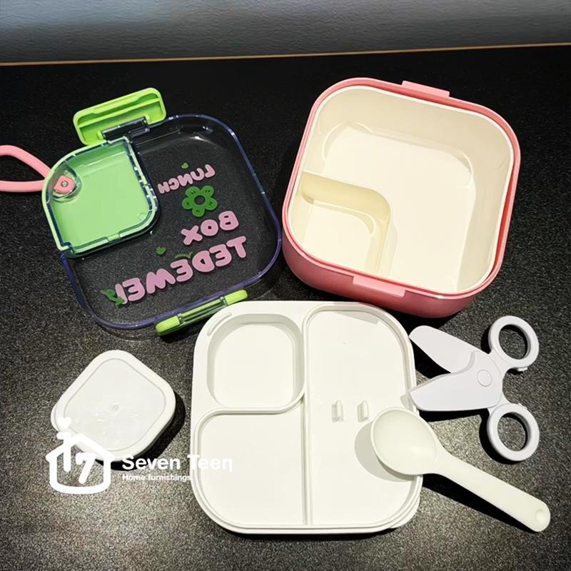 Kutija za ručak od nehrđajućeg čelika s dvostrukim odjeljcima, mikrovalno grijanje, prehrambena kvaliteta, za uredske zaposlenike i studente