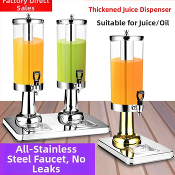 Wei jiexing Nerūsējošā tērauda sulas dozators ar krānu, caurspīdīgs PC tvertnes
