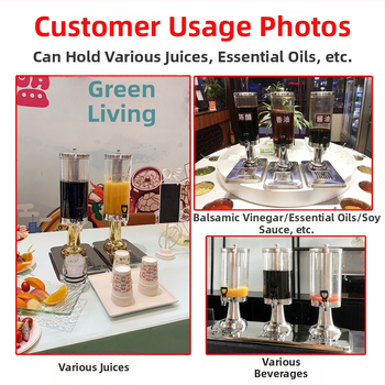 Wei jiexing Nerūsējošā tērauda sulas dozators ar krānu, caurspīdīgs PC tvertnes