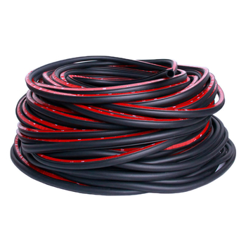 Automobilska brtvena traka - Tip D, guma, debljina 1,5 mm, za vrata, haubu i prtljak