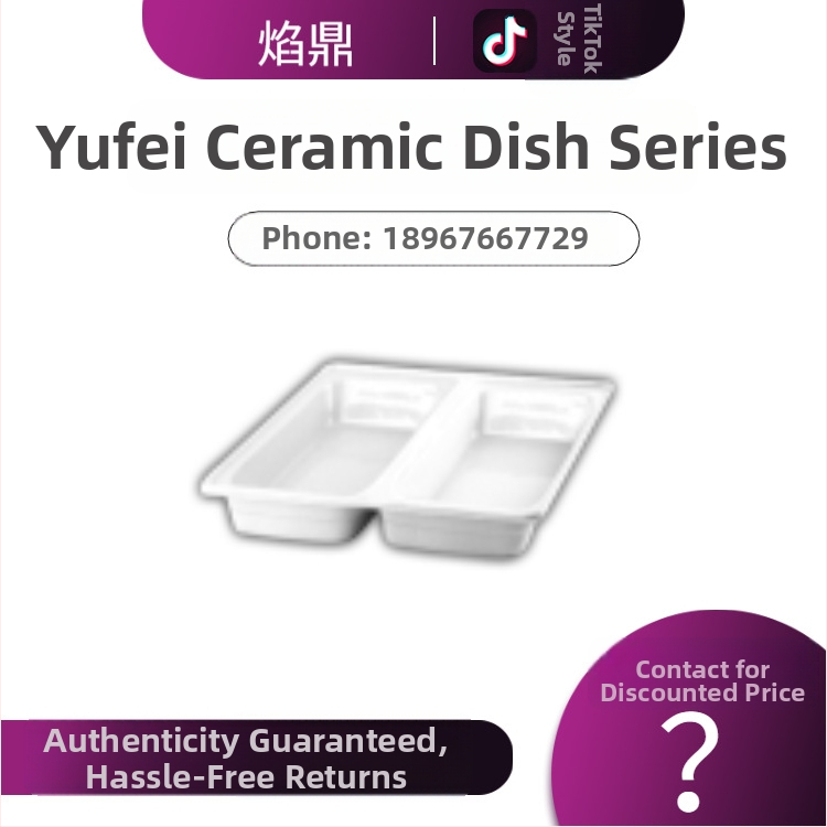 Bufetes iekārta ar GN2/3 keramikas plāksni un dubulto keramikas plāksni, augsttemperatūras izturīgs porcelāns