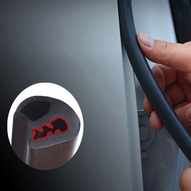 Silikonska gumena brtva B-stupa automobila – univerzalna brtva za razmake vrata, zaštita od prašine, smanjenje buke, ljepilna traka