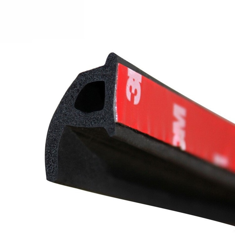 Automobilska brtvena traka za vrata s donjim rubom i zvučnom izolacijom, XC-6009, gumeni materijal, debljina 8,5 mm, za vrata, opća kompatibilnost