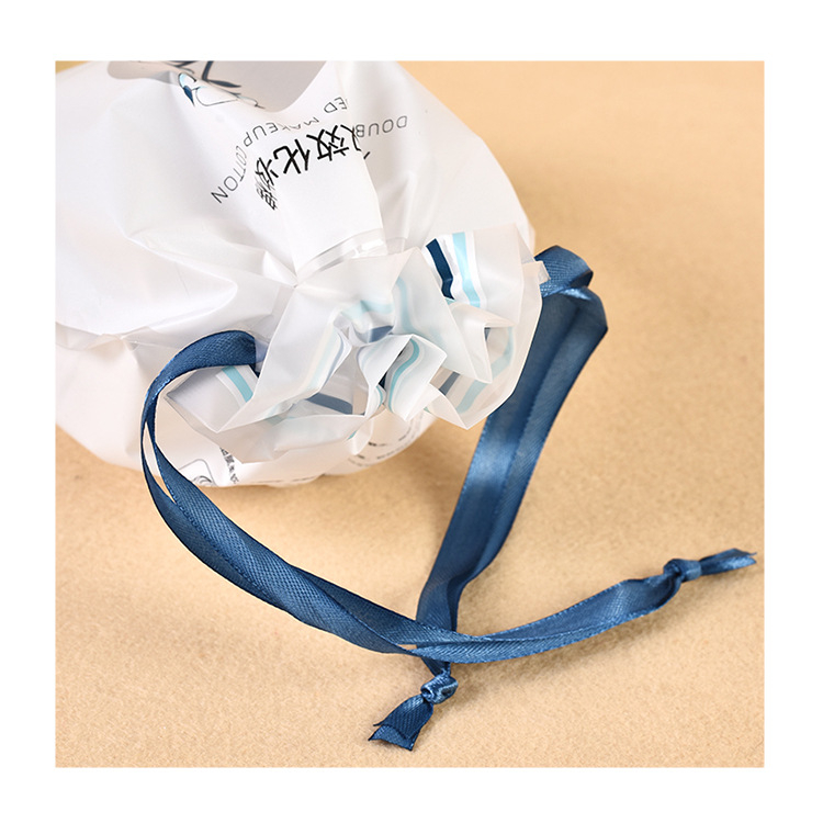 Jetcolor plastična vrećica s šnonom za make-up vatu, ambalaža za ručnike za čišćenje lica, omjer materijala 1:1