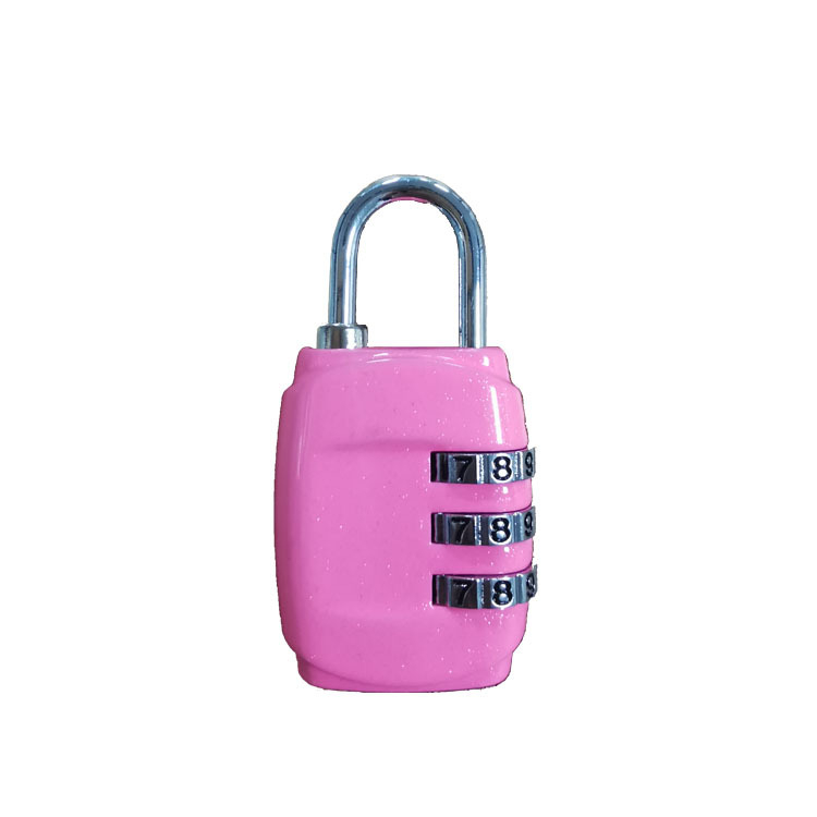 Mehanički sigurnosni lokot za prtljagu s kodom od cinka legure, model HB13-C-C — Jin Hao, debljina šipke 3,7 mm, razmak šipki 12×18 mm