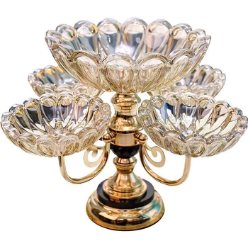 Chiweng prekės ženklas; Europinė krištolo stiklo daugiasluoksnė vaisių lėkštė — Medžiaga 42750; Paviršiaus technologija 3283093; Importuota: Ne