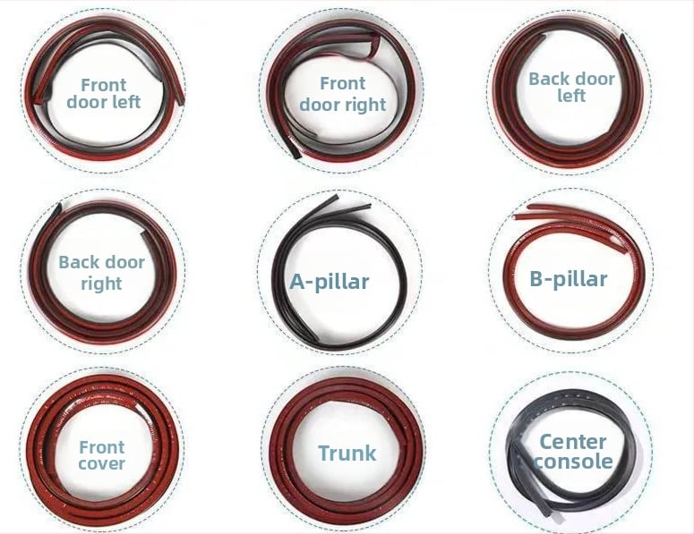 Chevrolet Equinox durų tarpiklis – garso izoliacija, dulkių apsauga, triukšmo mažinimas, viso automobilio atnaujinimo rinkinys su oro vėdinimo angomis