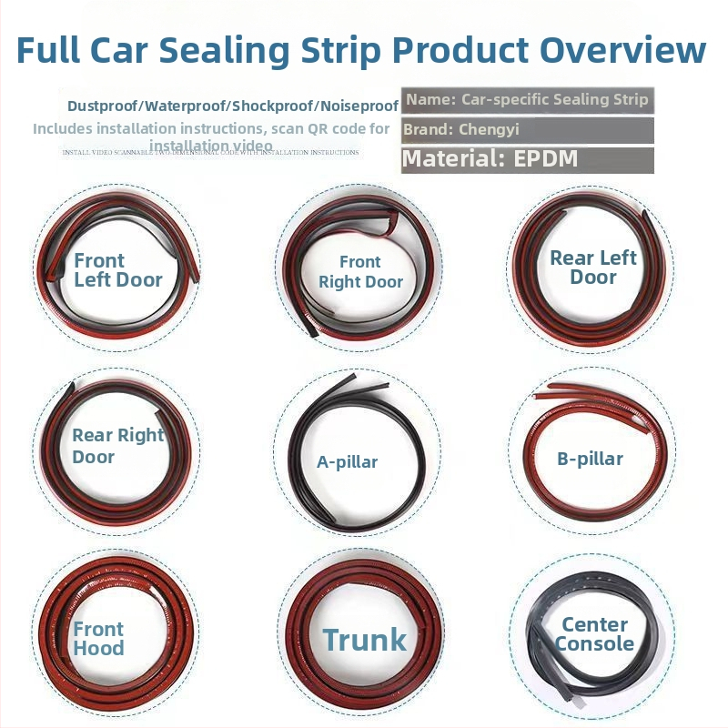 Chevrolet Equinox durų tarpiklis – garso izoliacija, dulkių apsauga, triukšmo mažinimas, viso automobilio atnaujinimo rinkinys su oro vėdinimo angomis