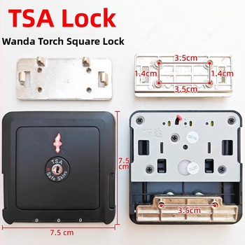 Bagāžas slēdzenes nomaiņa — ABS materiāls, saderīgs ar TSA/Safeskies, zīmols Southern wanda lock, 2025. gada pavasaris