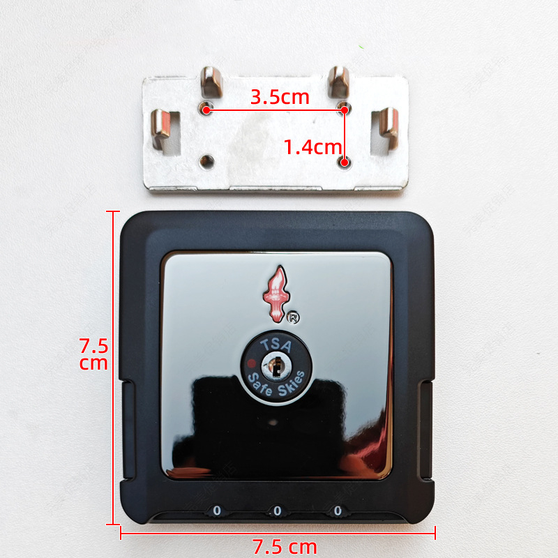 Zamjena brava za prtljagu — ABS materijal, kompatibilan s TSA/Safeskies, branda Southern wanda lock, proljeće 2025