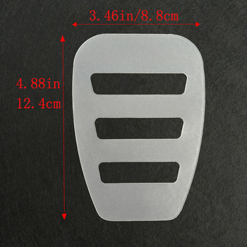 Držač džepne maramice za sako, bijela prozirna, jednobojni dizajn, polipropilenski materijal, termoplastična konstrukcija, plastična podstava