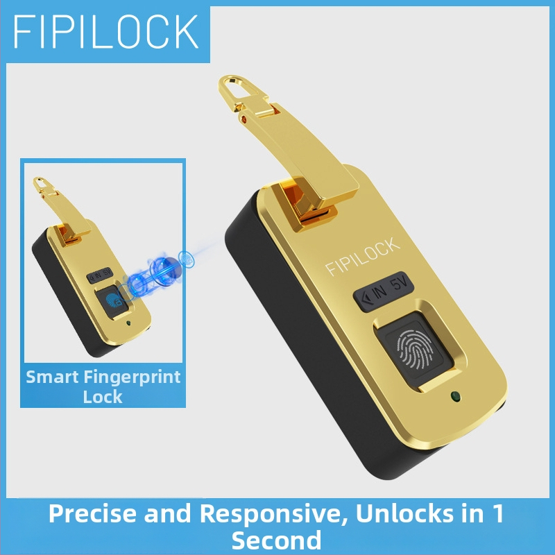 Somu pirksta nospieduma slēdznis – Fly Locke, cinka sakausējums + PC, 45 g, izdrukāts logotips