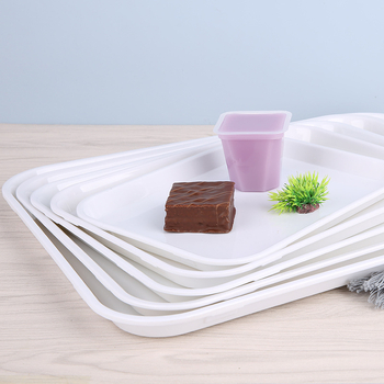 Pravokutni plastični tanjur za voće, moderan minimalistički stil, vrhunska kvaliteta