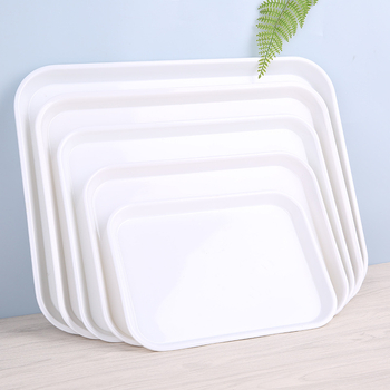 Pravokutni plastični tanjur za voće, moderan minimalistički stil, vrhunska kvaliteta