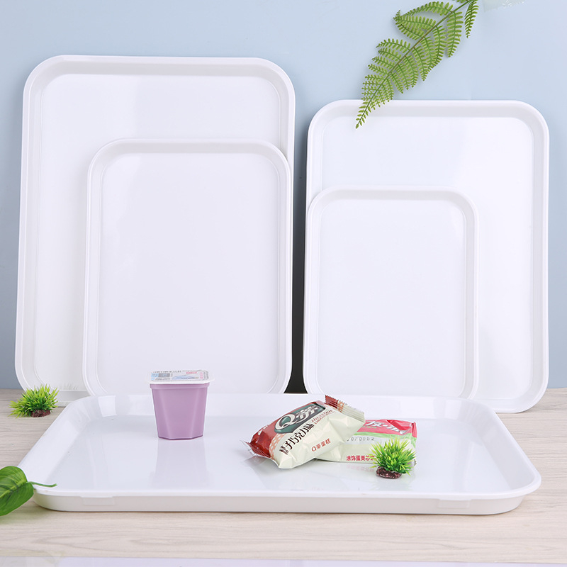 Pravokutni plastični tanjur za voće, moderan minimalistički stil, vrhunska kvaliteta