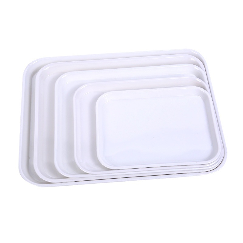 Pravokutni plastični tanjur za voće, moderan minimalistički stil, vrhunska kvaliteta