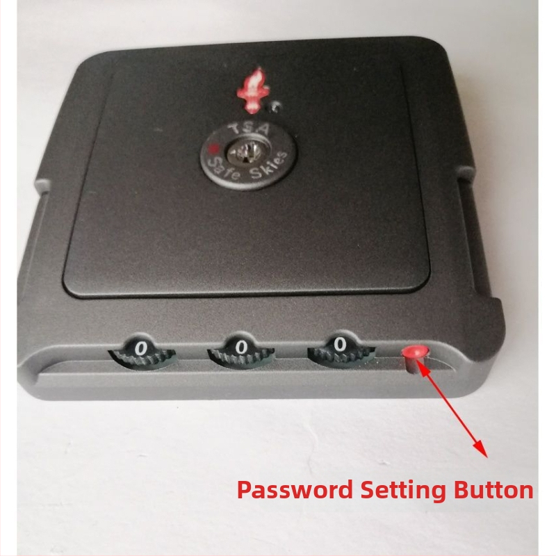 Bagāžas slēdzene ar paroli - modelis 1809#, materiāls: plastmasa